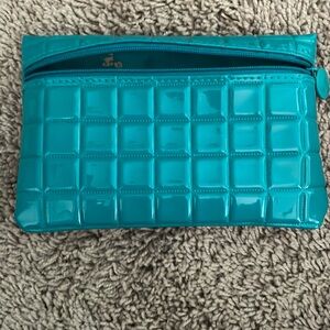 ipsy blue cosmetics bag
